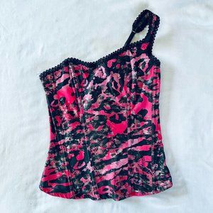 Frederick's Corset Leopard Print Size M